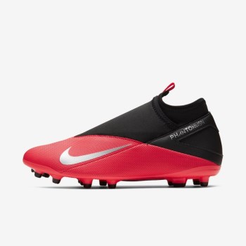 Nike Phantom Vision 2 Club Dynamic Fit MG - Férfi Focicipő - Piros/Fekete/Metal Titán